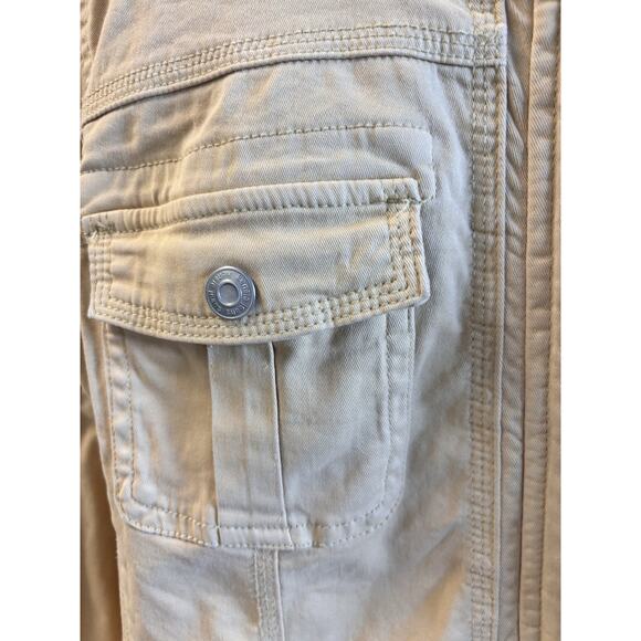 Kensie Jeans Utility Jacket - Butter Yellow Size 2X - Picture 3 of 8